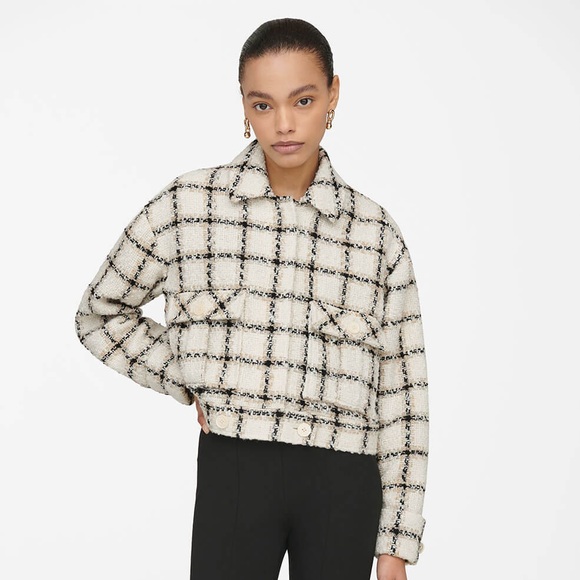 Anine Bing Adriana Plaid Jacket - Picture 3 of 7